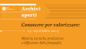 3° Edizione Settimana “Archivi Aperti”